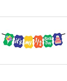 Syga Half Month Birthday Banner - Multicolor