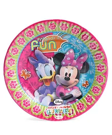 Disney Minnie Mouse Club House Paper Plate Small - Pink