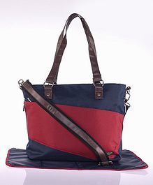 My Milestones Diaper Bag Urbane - Navy Maroon