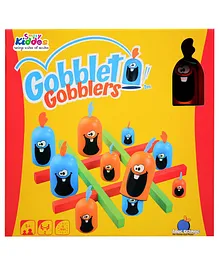 Smilykiddos Gobblet Gobblers Wooden Board Game - Yellow