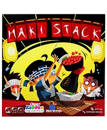 Smilykiddos Maki Stack Board Game - Black