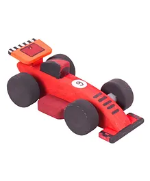 Brainsmith Paint A Racing Car With Paints & Brush - Multicolour