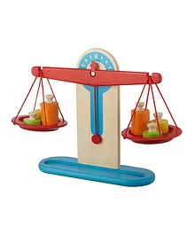 Brainsmith Kid's Wooden Balance Scale - Multicolour