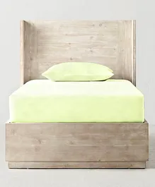 The Baby Atelier Organic Fitted Single Sheet - Green 