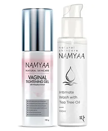 Namyaa Intimate Care Pack Of 2 Contains 1 Tightening Gel & 1 Intimate Wash - 100 gm Each