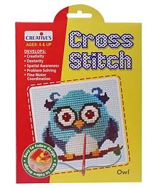 Creative Cross Stitch Kit Owl Theme - Multicolour