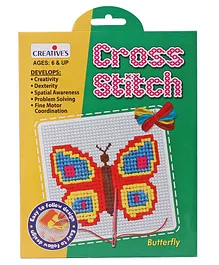 Creative Cross Stitch Kit Butterfly Theme - Multicolour