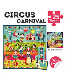 Circus Carnival Puzzle Game Puzzle - 25 Pieces