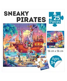 Playqid Sneaky Pirates Jigsaw Puzzle - 25 Pieces