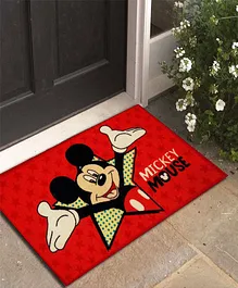 Athom Trendz Disney Mickey Door Mat - Red