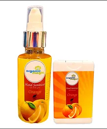 Organic Magic Hand Sanitizer Orange - 100 ml & 18 ml