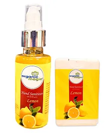 Organic Magic Hand Sanitizer Lemon - 100 ml & 18 ml