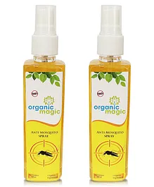 Organic magic Mosquito repellents Spray - Pack of 2