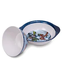 Marvel Avengers Print Servewell Ear Bowl and Cone Bowl - Blue