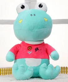 Dimpy Stuff Frog Soft Toy - Height 40 cm (Color May Vary)