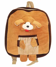 Hello Toys Dog Cartoon Plush Soft Toy Bag Brown - 15 Inches