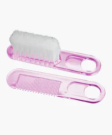 Farlin Comb and Brush Set - Pink 