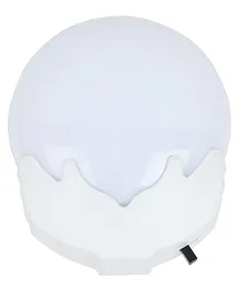 Skylofts Round LED Night Lamp Plug - White