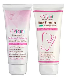 Vigini Bust Firming Cream  +Lightening intimate wash