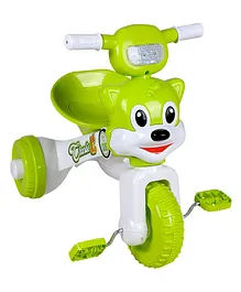 Funride Foldable Tricycle With Music & Light - Green