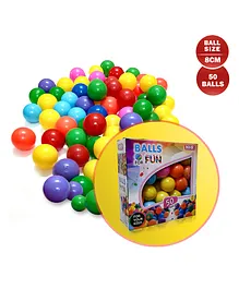 NHR Premium Quality Pool Balls Pack of 50 - Multicolour