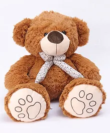 Dimpy Stuff Teddy Bear With Muffler Brown - Height 90 cm