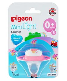 Pigeon Minilight Soother Small Size Ice Cream Print - Pink