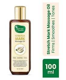 Mother Sparsh Stretch Mark Massage Oil 14 Herbal Oils Kachur, Jiwanti, Peepal and Nariyala - 100 ml