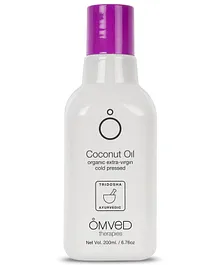 Omved Organic Coconut Extra Virgin Cold-Pressed Oil - 200 ml