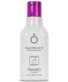 Omved Sweet Almond Cold-Pressed Virgin Oil - 200 ml