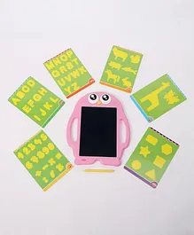 Mitashi Skykidz Scribble Doodle Board With Pen & Stamper - Pink