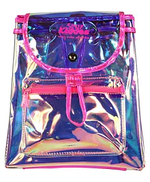 Smilykiddos Fancy Transparent Backpack Pink - 11 Inches