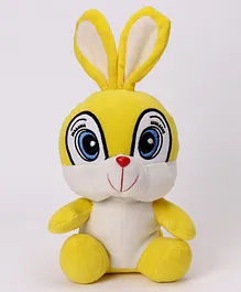 Play Toons Bunny Soft Toy Yellow - Height 20 cm