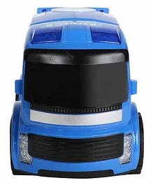 Planet of Toys Friction Powered Police Car with Light and Sound - Blue