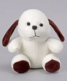 Play Toons Puppy Soft Toy White - Height 15 cm