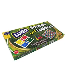 Sterling Ludo 2 In 1 Snakes And Ladder - Game Board And 16 Pawns