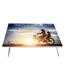 Kuchikoo Multi Purpose Foldable Bed Table Cycling - Multicolour