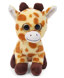 Dimpy Stuff Giraffe Soft Toy Yellow - Height 20 cm