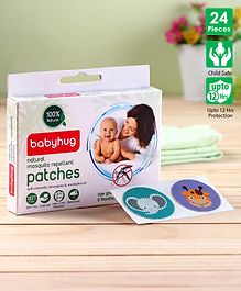 Babyhug Waterproof Natural Mosquito Repellent Patches - 24 Pieces