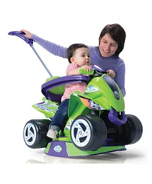 Injusa Quad Goliath Manual Push Rocking Ride On - Green