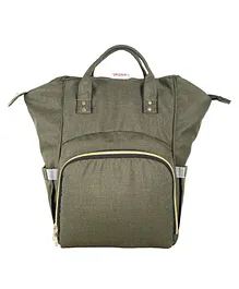 VParents Lovie Dovie Multipurpose Diaper Bag cum Mother Bag Backpack with 13 Pockets - Olive