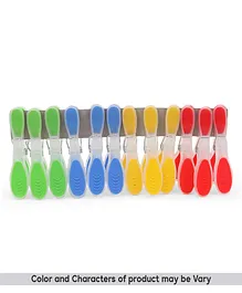 Cloth Clips Pack of 12 (Color & Character May Vary)
