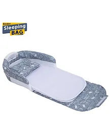 NHR 5 In 1 Multifunctional Portable Baby Bed With Music - Grey