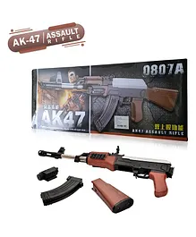 NHR AK47 Sniper Toy Gun with 500 Bullets & Laser Light - Multicolor