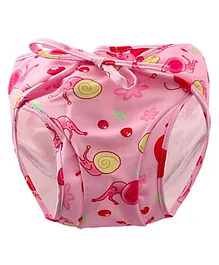 Kookie Kids Swim Diaper Snail Print - Pink
