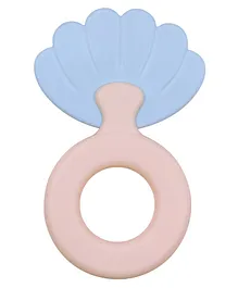 Syga Soft And Boilable Baby Rattle Toy - Blue & Pink
