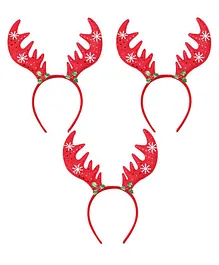 Balloon Junction Christmas Glitter Headbands - Pack Of 3