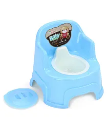 Potty Seat With Removable Bowl & Lid - Blue