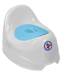 Sunbaby Potty Trainer Seat - White Blue 