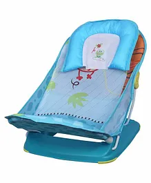 Mastela Deluxe Baby Bather Frog Print - Blue